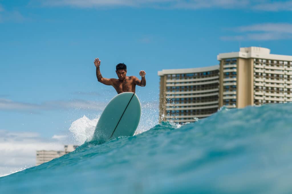 longboard waves