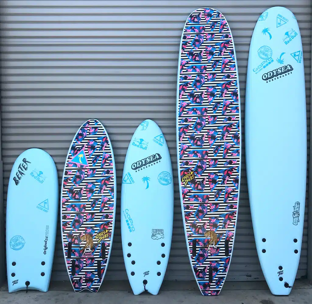 foam surfboards