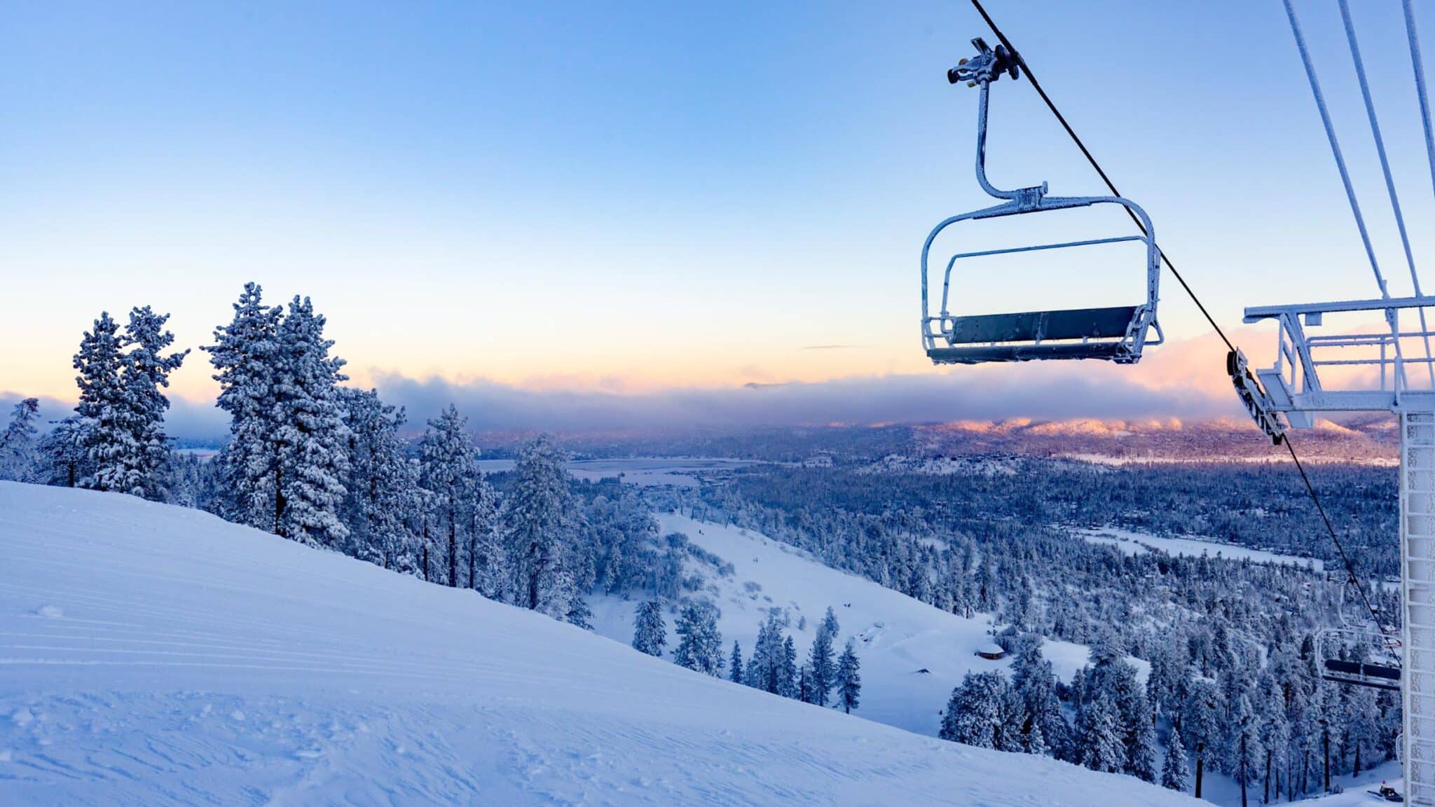 Big Bear snowboarding