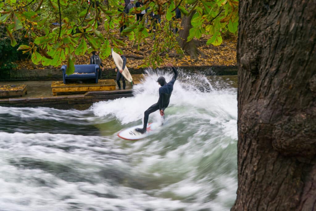 River Surfing Munich Germany