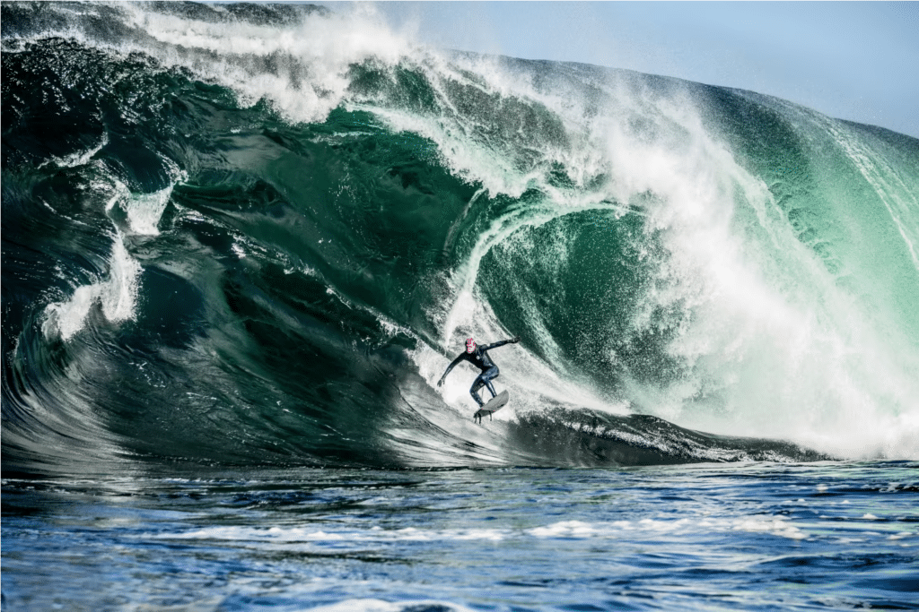 Surfing Ship Stern Bluff