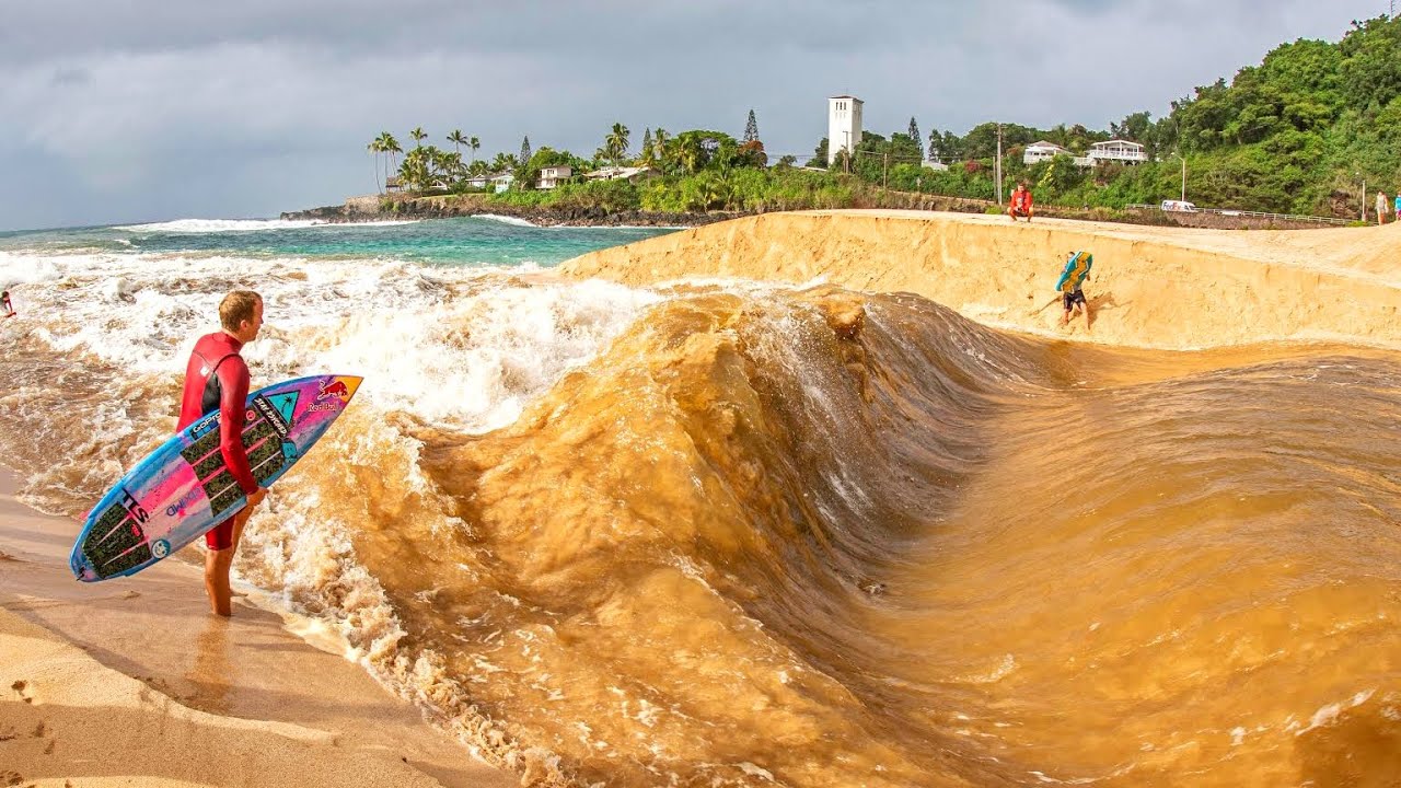 novelty wave surfing